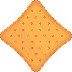 Star cracker icon cartoon vector. Cookie food. Cake snack