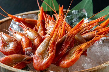 新鮮で美味しいエビ