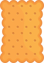 Cracker icon cartoon vector. Cookie food. Cake snack