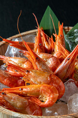 新鮮で美味しいエビ