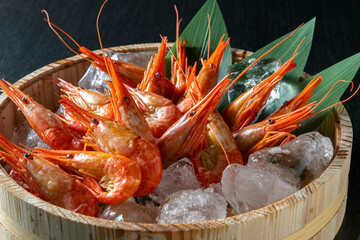 新鮮で美味しいエビ