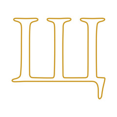 Cyrillic Alphabet, Russian Letter design vector illustration.