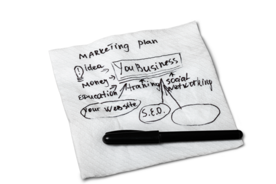 Business Plan on a Piece of Paper - Powered by Adobe