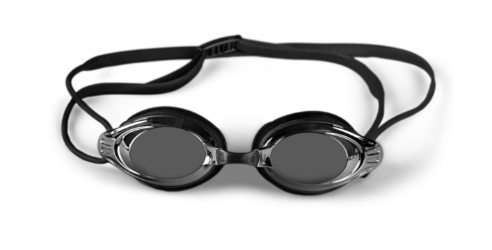 Swimming cap isolated equipment swimming goggles swim sport