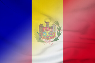 Moldavia and Peru national flag international contract PER MDA
