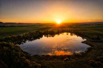 See bei Sonnenuntergang