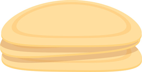 Skin clean pad icon cartoon vector. Medical wool. Ear Swab