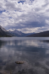 Medicine Lake on a Cloudy Summer Day