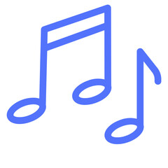 celebration music music notes party line icon