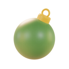 3d christmas tree ornament ball