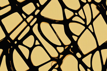 Abstract Shape Art inspired by the 1980's and 1990s