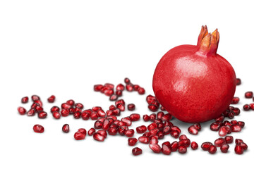 Fresh ripe pomegranate, healthy food