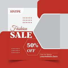 Fashion social media post template 