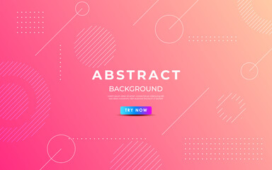 modern abstract pink soft dynamic geometric shape composition background. eps10 vector