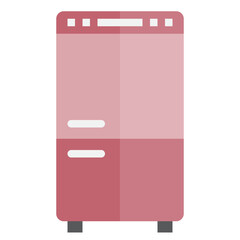 Refrigerater flat style icon