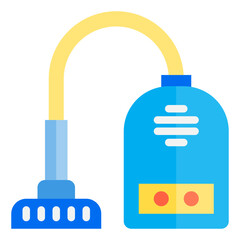 Vacuum flat style icon