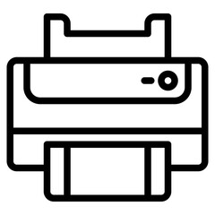 Printer outline style icon