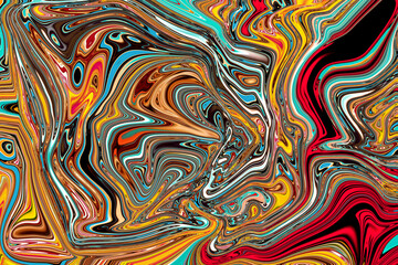 Abstract Liquid Paint Digital Paper