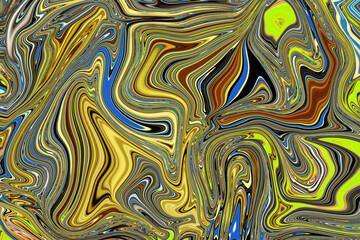 Abstract Liquid Paint Digital Paper