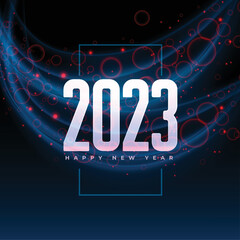 stylish new year 2023 wishes card
