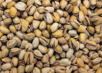 Some Pistachio seeds in the supermarket.