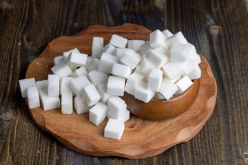 Refined white beet sugar, cubes