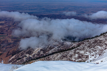 winter mountain landscape