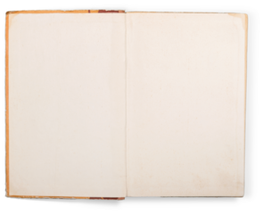 kitchen utensils, old cookbook, pages and clipboard isolated on white background. Grandma's recipes book concept