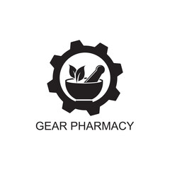 gear pharmacy icon , medical icon