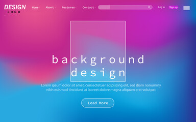 Abstract Background, Landing Page Design, Advertising Materials