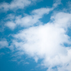 Calm sky with white clouds