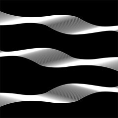 Abstrac white background with geometric and line vector. Black and White.

