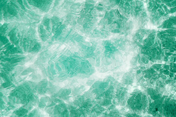 Waves on the cote d'azur close-up