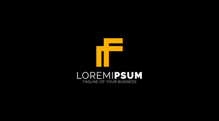 Obraz premium initial letter F logo design template. icons for business of luxury, elegant, simple
