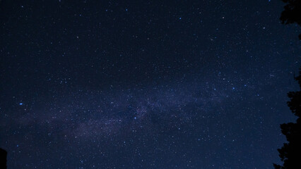 Obraz na płótnie Canvas オリオン座流星群を待つ秋の夜空の星