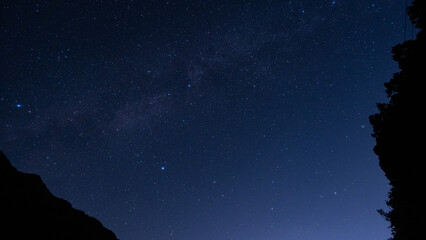 Fototapeta premium オリオン座流星群を待つ秋の夜空の星