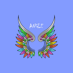 abstract background with bird