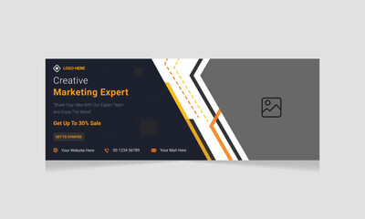 New Creative Face book banner and cover design templates