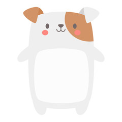 cartoon pet text frame cute dogs and cats for kids