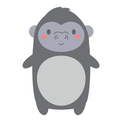 cute wild animal cartoon text frame for decorating schedule notebook