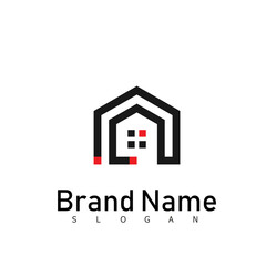 building logo real estate symbol design