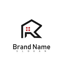 building logo real estate symbol design
