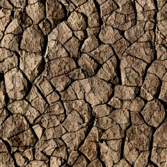 dry cracked earth