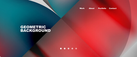 Circles and round elements abstract background design for wallpaper, banner, background, landing page, wall art, invitation, prints