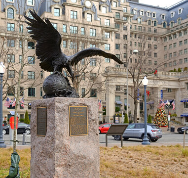 Bex Eagle, Bronze Sculpture In Pershing Park, Washington, D.C.