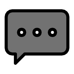 Chat Bubble Vector Icon