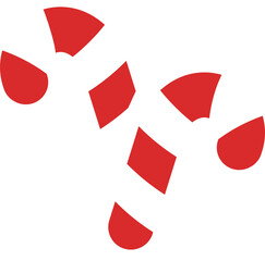 Candy cane icon.