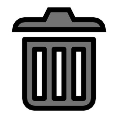 Dustbin Vector Icon