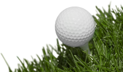 golf ball on a grass