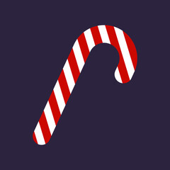 Fototapeta premium candy cane design illustration isolated on background